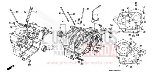 CARTER MOTEUR VT600CX de 1999